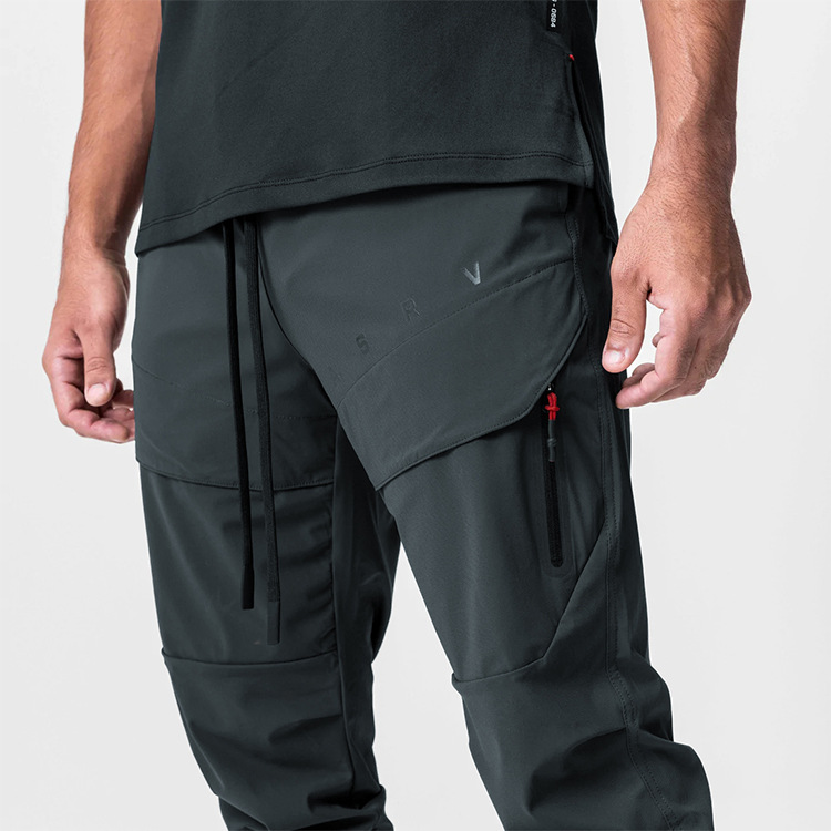Men Shoes Joggers - メンズ速乾マルチポケットカーゴジョガーパンツ ジムフィットネスワークアウトスウェットパンツ カジュアルストリートウェアスポーツファッションヒップホップパンツ メンズ用