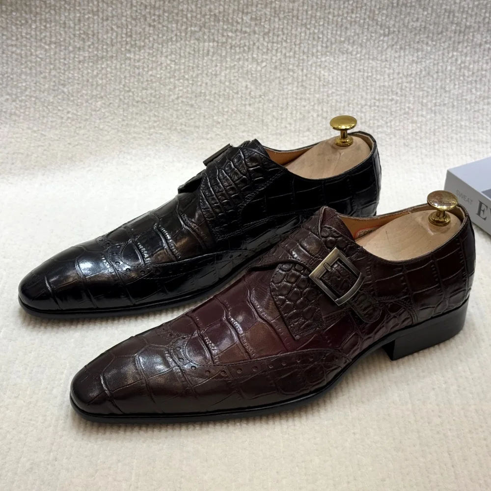 Monk Strap Shoe - FELIX CHU メンズ 本革 スリッポン フォーマル
