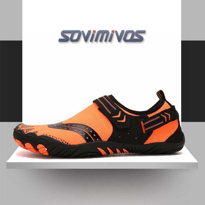 Men'S Shoes Vibram - ユニセックスのスイミングウォーターシューズ,アウトドアシューズ,ビーチサンダル,アップストリームアクアシューズ,大型,滑り止め,海での川
