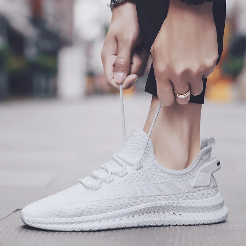 Men Shoes Trainers - メンズ織り靴 2025年新作ブランド 通気性スポーツシューズ 高品質メンズフットウェア トレーナースニーカー サパティーヤス