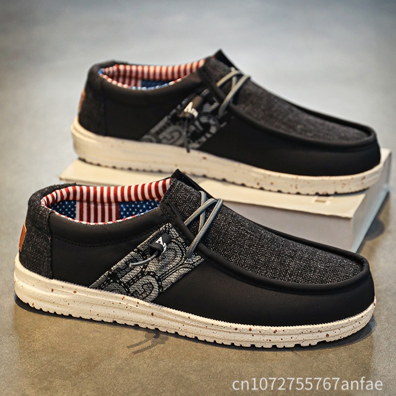 Men Shoes Sale - ホット販売ブルー/ブラック男性ローファーファッションコンフォートスリッポン男性フラットシューズ軽量メンズカジュアルシューズプラスサイズ 48 ザパティラス