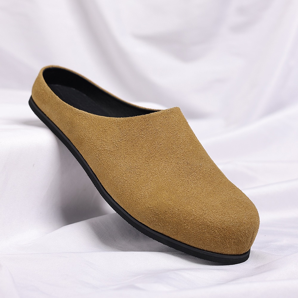 Men Shoes Formal - メンズフォーマルミュール、カジュアルビジネス、理髪師ハーフシューズ、デザイナースリッパ、ファッショナブルなハーフスリッパ、メンズミュール