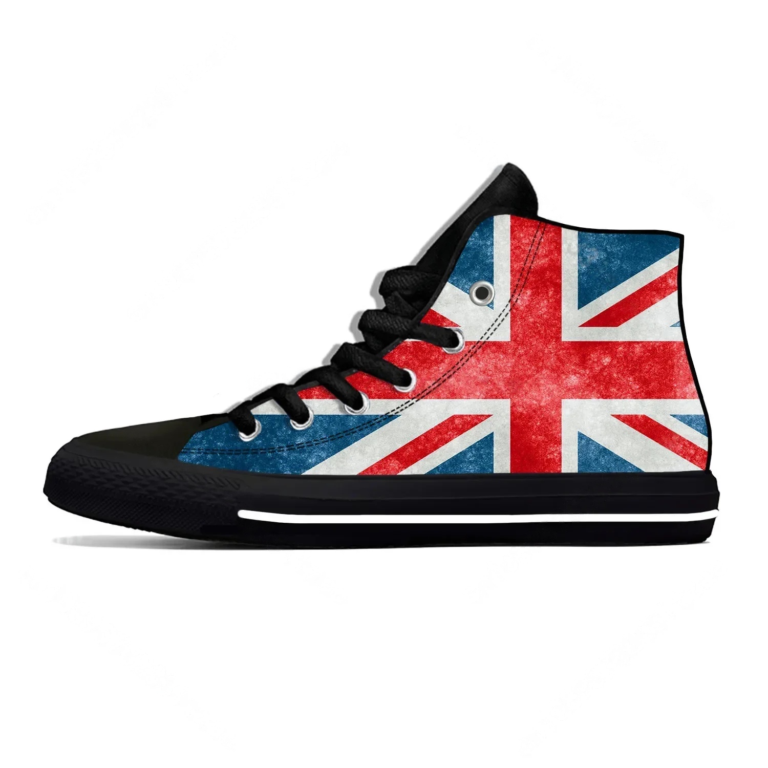 Men Shoes Uk - 熱い夏のイギリス英国旗ユニオンジャック英国カジュアルシューズハイカットメンズレディースクールスニーカークラシックボードシューズ