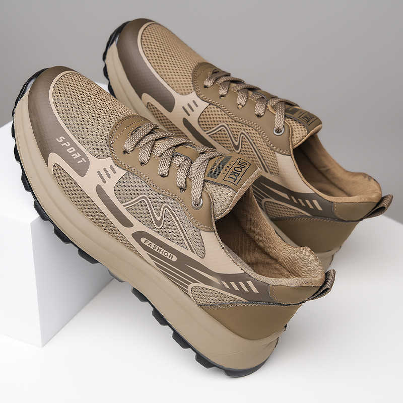 穴あきレースアップサマーハイブーツブーツ高級ブランドハイトッ - Men Shoes Trainers のレビューと価格