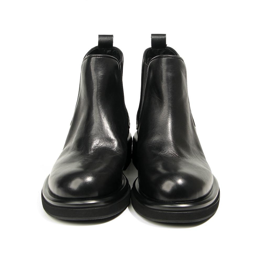 メンズ チェルシー ブーツ ハイトップ 本革 ドレスシューズ - Men Shoes Trainers のレビューと価格
