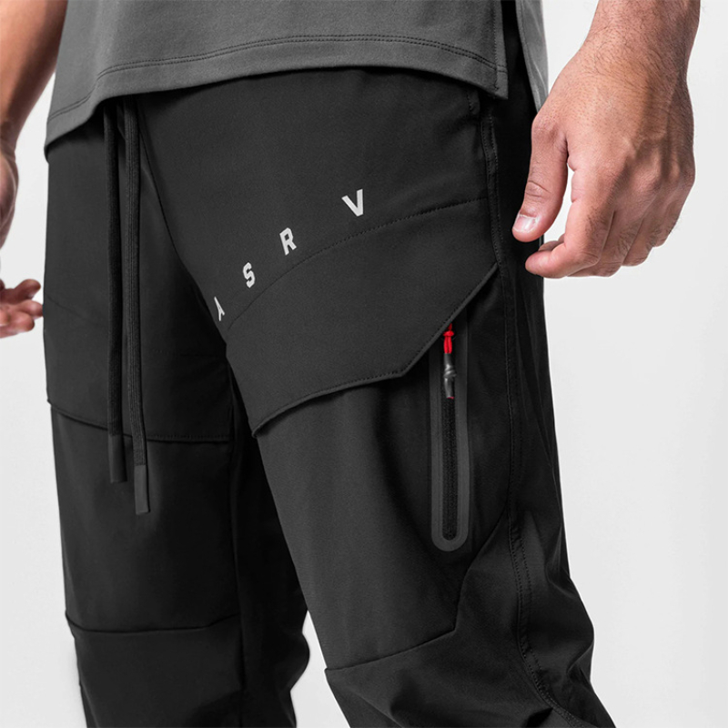 メンズ速乾マルチポケットカーゴジョガーパンツ ジムフィットネ - Men Shoes Joggers のレビューと価格