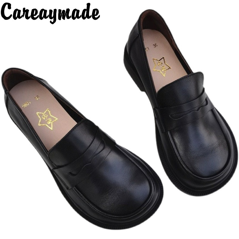 Cauaymade-カジュアルなオックスフォードの靴,男性用 - Men Shoes Size To Women のレビューと価格