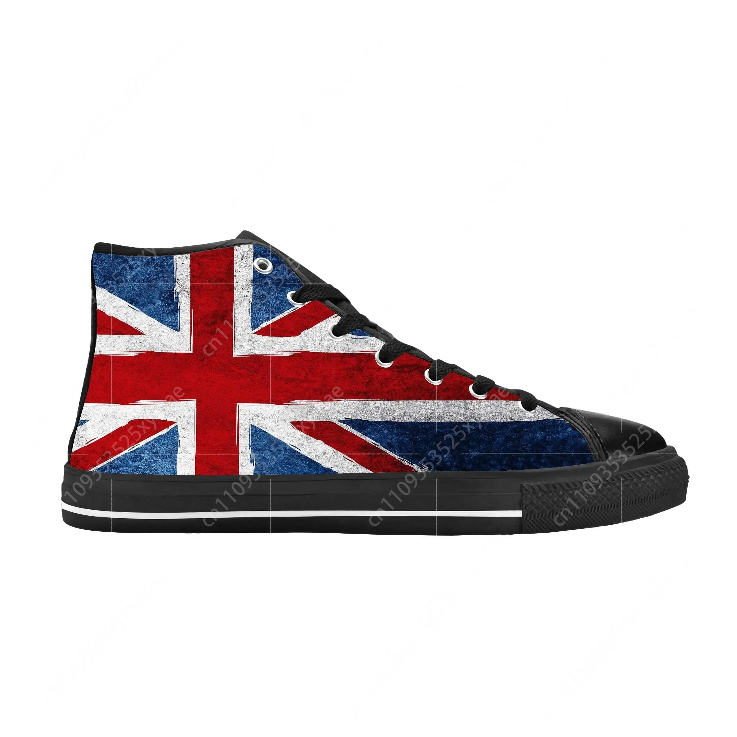 英国イングランドユニオンジャック英国旗カジュアル布靴ハイトッ - Men Shoes Uk のレビューと価格