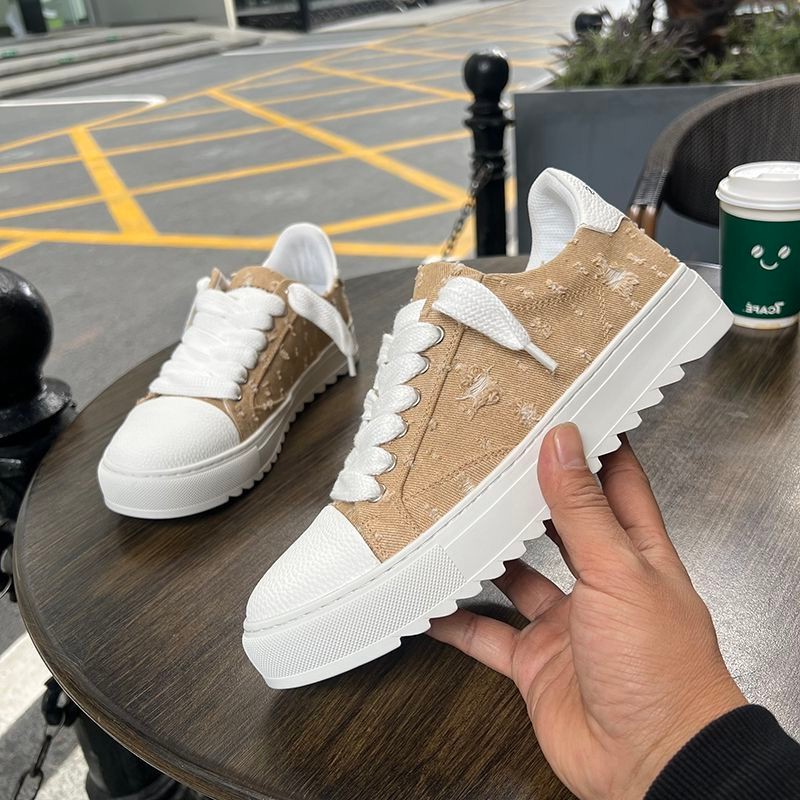 ローカットファッション トレンド 多用途キャンバスシューズ  - Men'S Shoes To Increase Height のレビューと価格