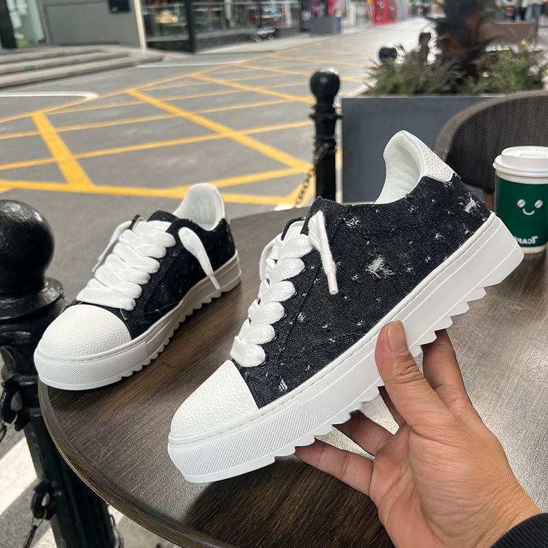 ローカットファッション トレンド 多用途キャンバスシューズ  - Men'S Shoes To Increase Height のレビューと価格