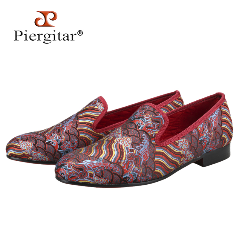 Piergitar 中国の伝統的な縁起の良い雲柄ジャカードシ - Men Shoes On Cloud のレビューと価格
