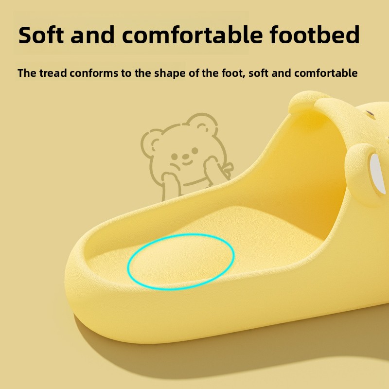 ユニセックスEVAベアーカートゥーンホームスリッパ、ソフトで - Men Shoes Size To Women のレビューと価格