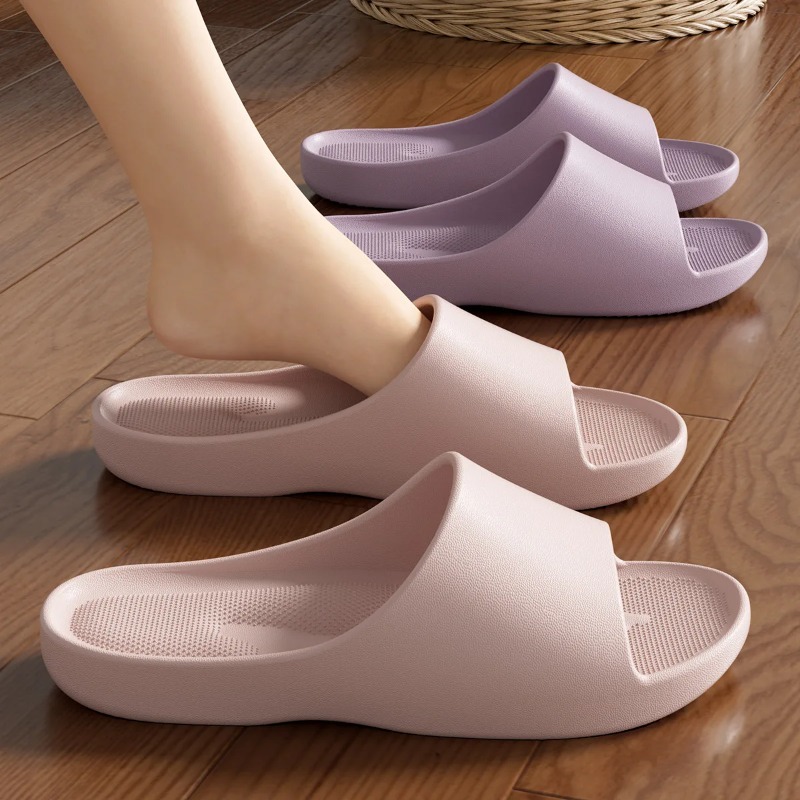 カップル向けEVAプラットフォームスリッパ、柔らかく通気性の - Men Shoes Size To Women のレビューと価格
