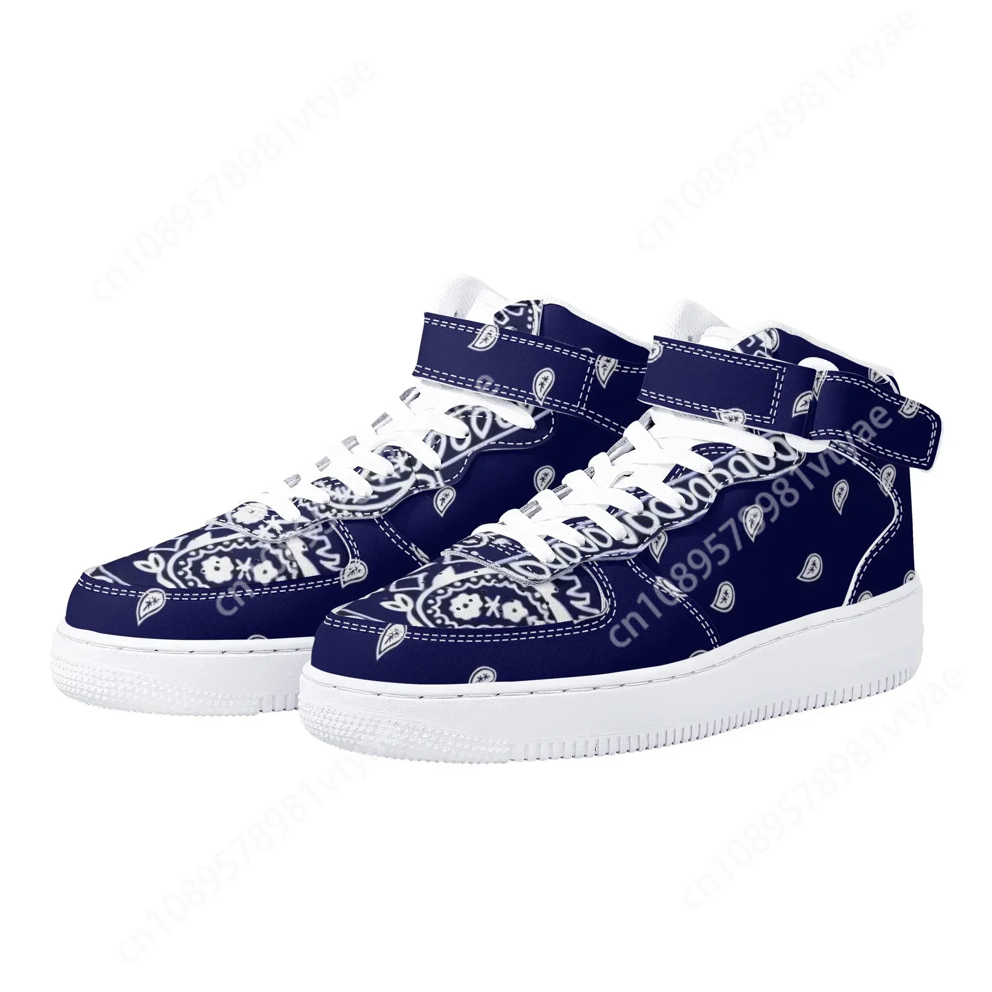 新着バンダナプリント男性バスケットボールスニーカーレジャーシ - Men Shoes Sale のレビューと価格
