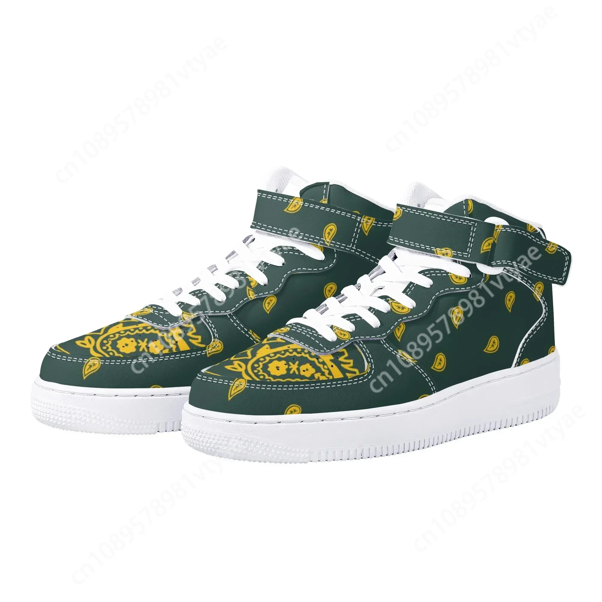 新着バンダナプリント男性バスケットボールスニーカーレジャーシ - Men Shoes Sale のレビューと価格