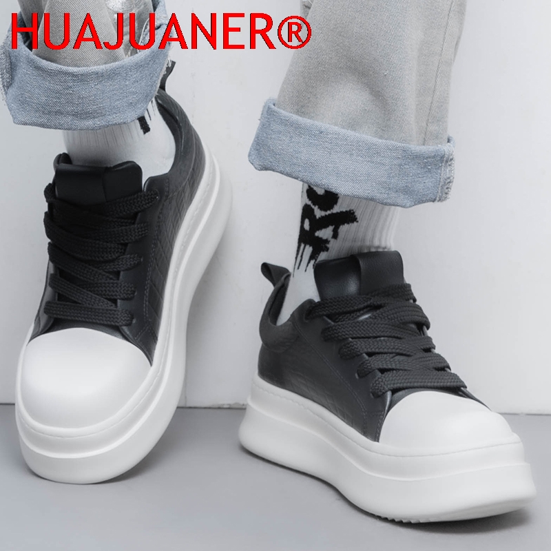 メンズレザーエレベーターシューズ 7cm隠し身長アップ 厚底 - Men'S Shoes To Increase Height のレビューと価格
