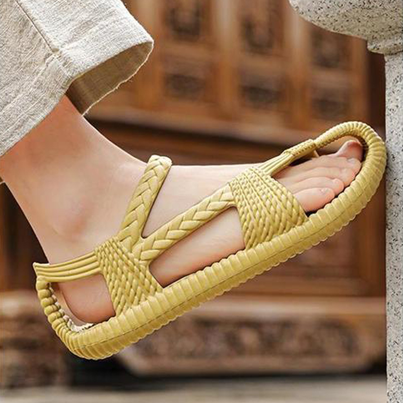 レトロローマンサンダルスポーツサンダル男性夏の屋外カップルビ - Men Shoes On Cloud のレビューと価格