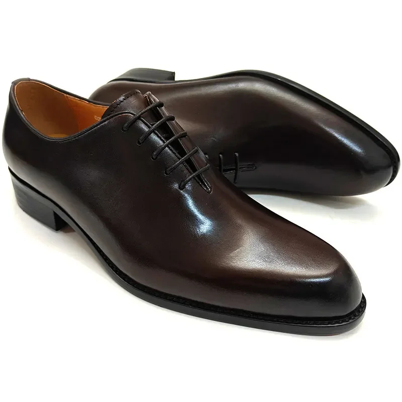 男性用手作りオックスフォードレザーシューズ,仕事やビジネス用 - Monk Strap Shoe のレビューと価格