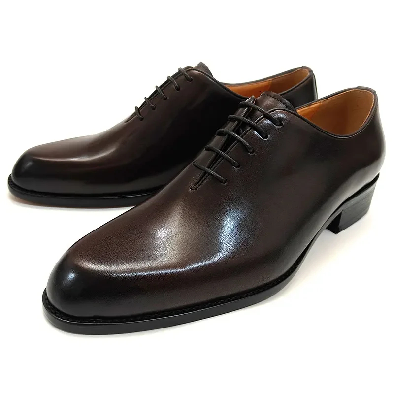 男性用手作りオックスフォードレザーシューズ,仕事やビジネス用 - Monk Strap Shoe のレビューと価格