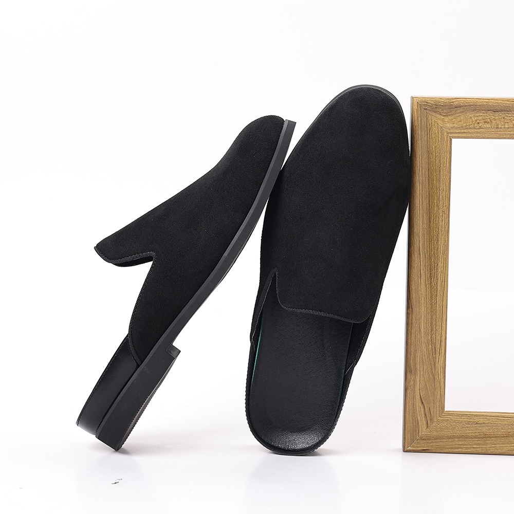スエードミュール男性用ローファーフォーマルスリッパ男性用デザ - Men Shoes Formal のレビューと価格