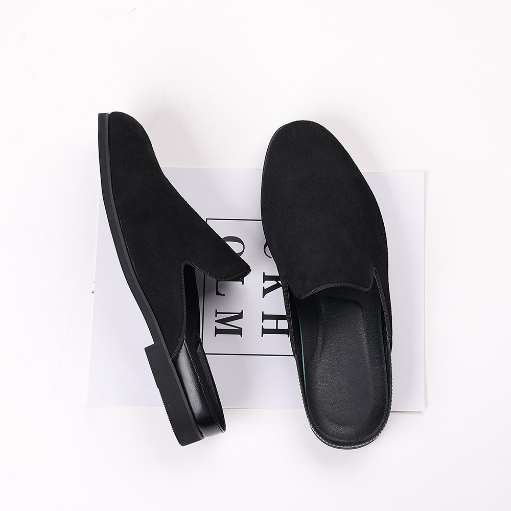 スエードミュール男性用ローファーフォーマルスリッパ男性用デザ - Men Shoes Formal のレビューと価格