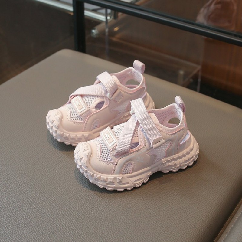 幼児キッズ通気性メッシュクローズドトゥスポーツサンダル男の子 - Velcro Strap Sandal のレビューと価格