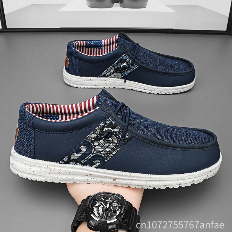 ホット販売ブルー/ブラック男性ローファーファッションコンフォ - Men Shoes Sale のレビューと価格