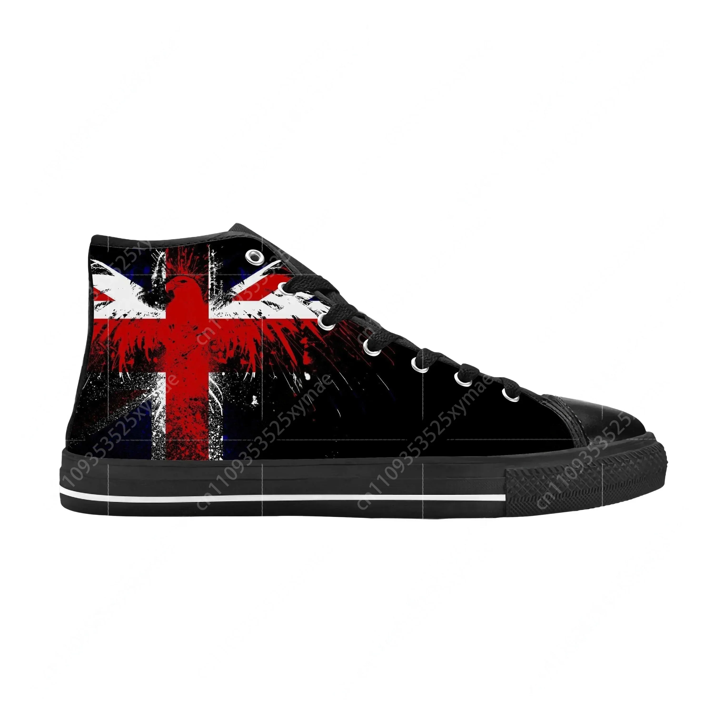 英国イングランドユニオンジャック英国旗カジュアル布靴ハイトッ - Men Shoes Uk のレビューと価格