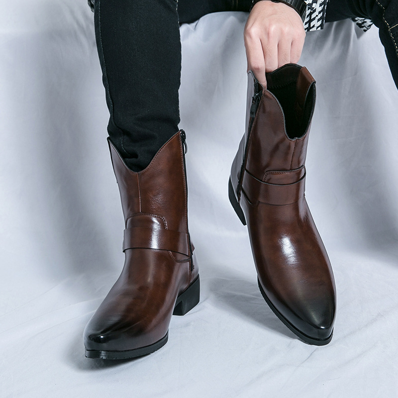 メンズローファー高級ブランド革ドレスシューズ通気性スリッポン - Men Shoes Formal のレビューと価格