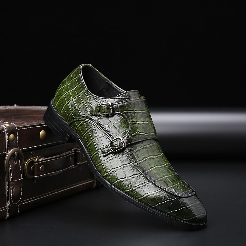 男性用パテントレザーの靴,結婚式用の靴,カジュアルなイブニン - Monk Strap Shoe のレビューと価格