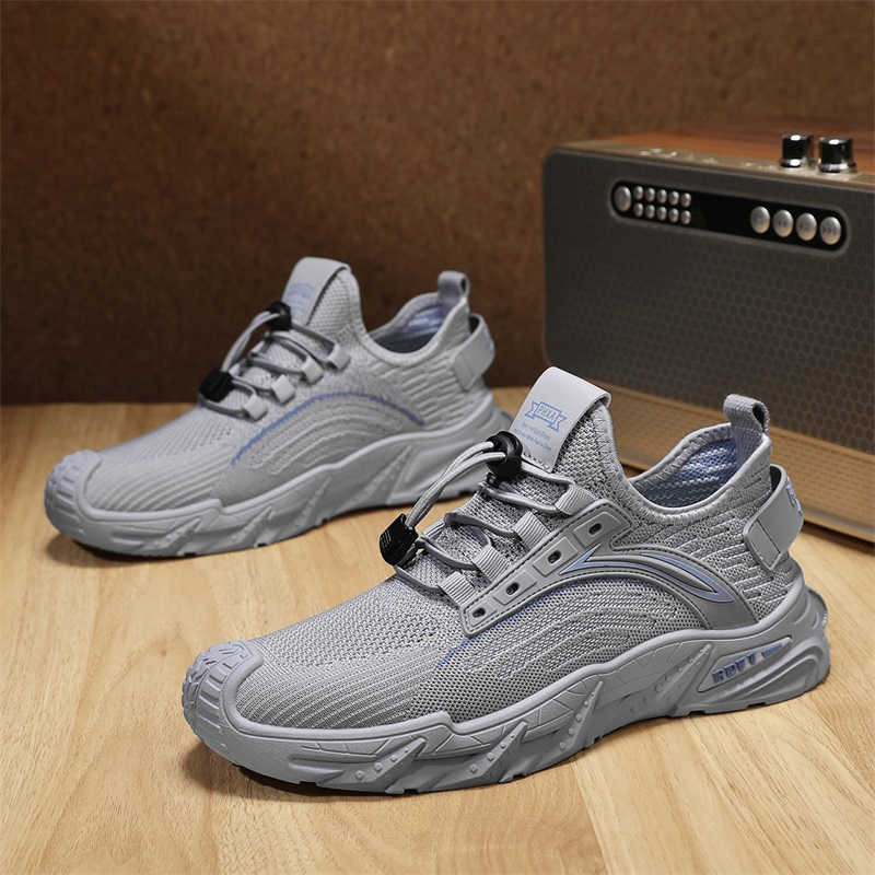 PU レザー厚いヒールグリーントレーナー織り男性トレーナーシ - Men Shoes Trainers のレビューと価格