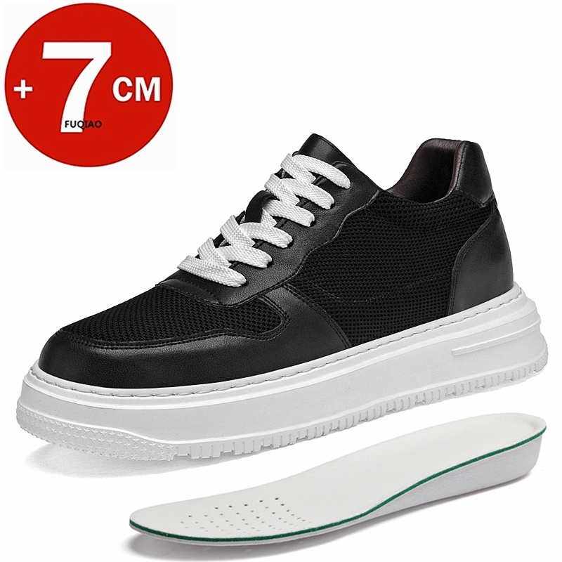 リフトスニーカー男性用エレベーターシューズ隠しヒール夏通気性 - Men'S Shoes To Increase Height のレビューと価格