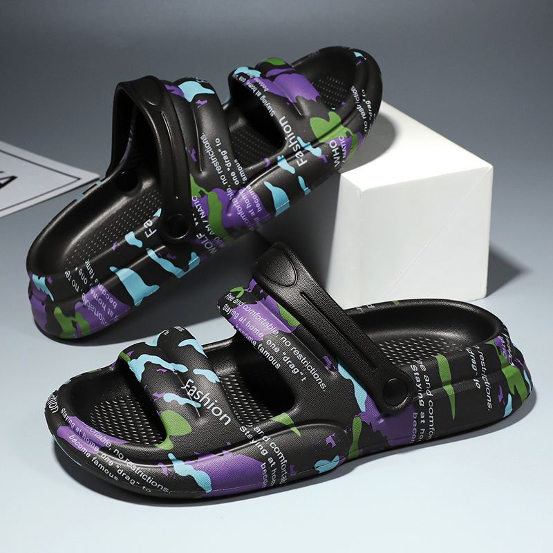 メンズ クラウドサンダル 夏 プリント柄 おしゃれ 滑り止め - Men Shoes On Cloud のレビューと価格