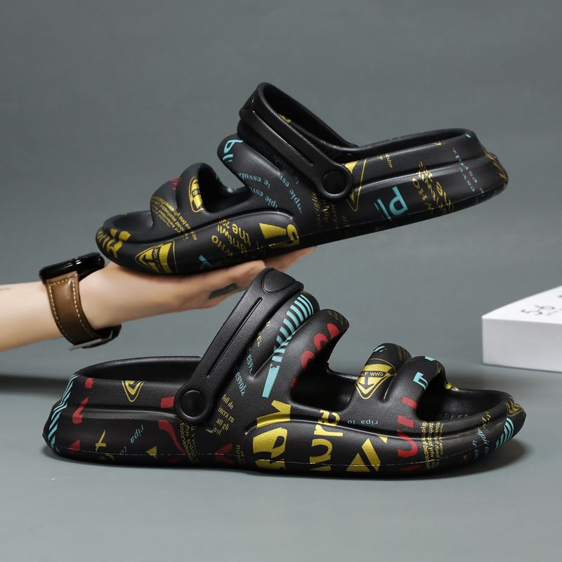 メンズ クラウドサンダル 夏 プリント柄 おしゃれ 滑り止め - Men Shoes On Cloud のレビューと価格