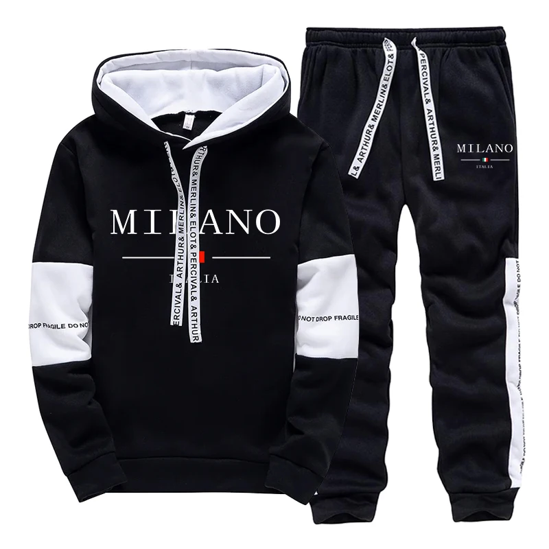 メンズセット/パーカー/パンツ イタリア風トレンドパーカース - Men Shoes Joggers のレビューと価格