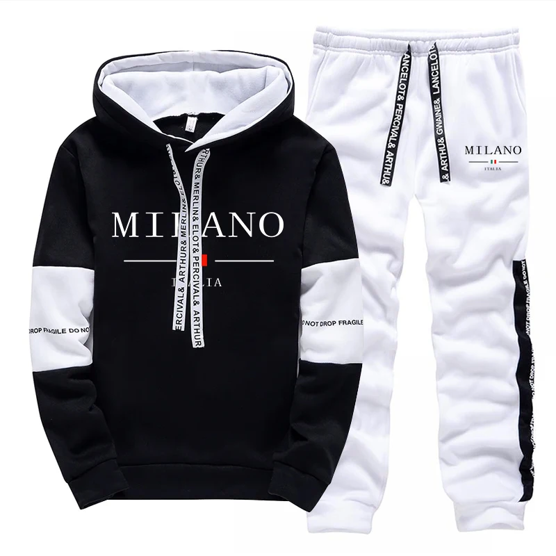 メンズセット/パーカー/パンツ イタリア風トレンドパーカース - Men Shoes Joggers のレビューと価格