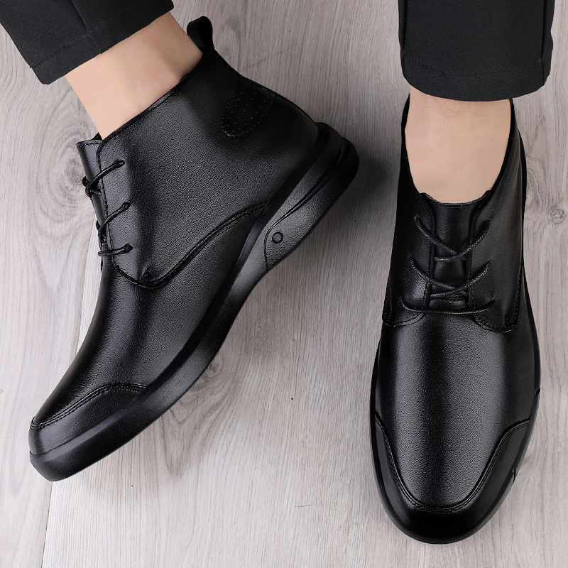 有名高級アンクルブーツ高品質メンズシューズ本革カジュアルシュ - Men'S Shoes Qn のレビューと価格