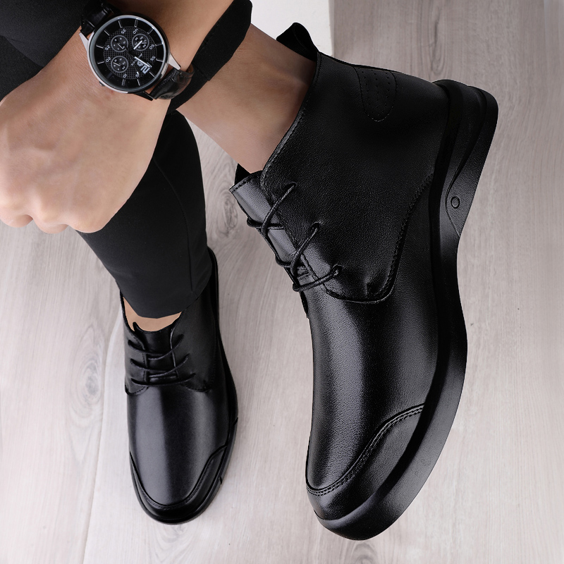 有名高級アンクルブーツ高品質メンズシューズ本革カジュアルシュ - Men'S Shoes Qn のレビューと価格