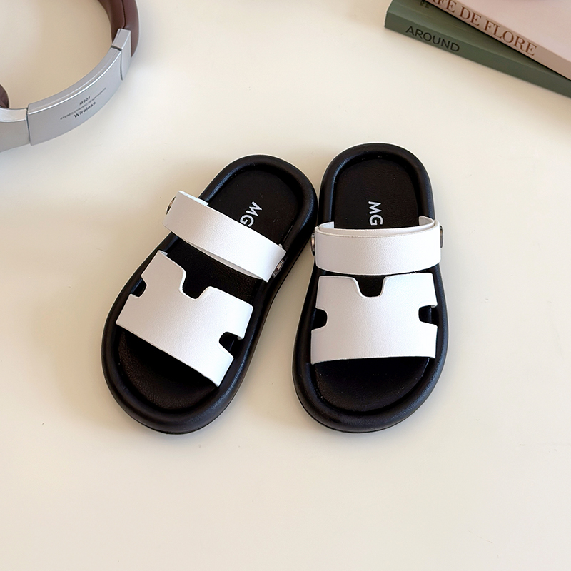 ファッション春子供サンダル夏の新靴少年少女スリッパソフト底ノ - Velcro Strap Sandal のレビューと価格