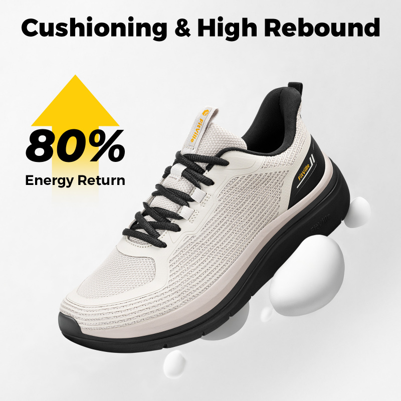 Fitville メンズ ランニングシューズ 厚底 スリッポ - Men Shoes On Cloud のレビューと価格