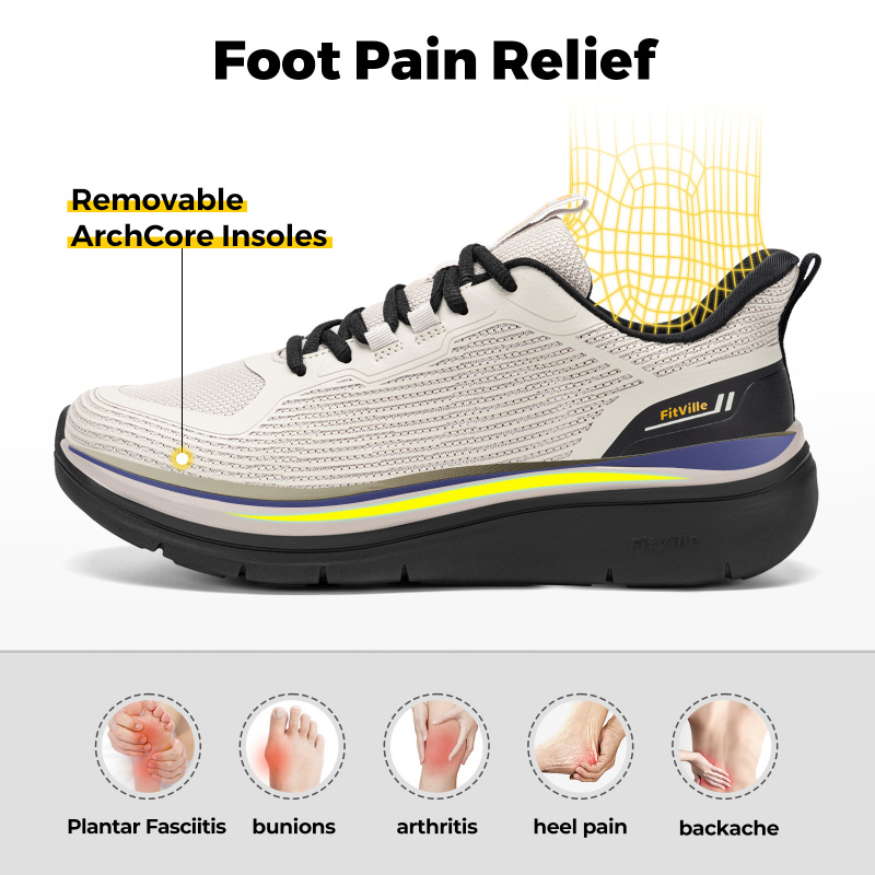 Fitville メンズ ランニングシューズ 厚底 スリッポ - Men Shoes On Cloud のレビューと価格