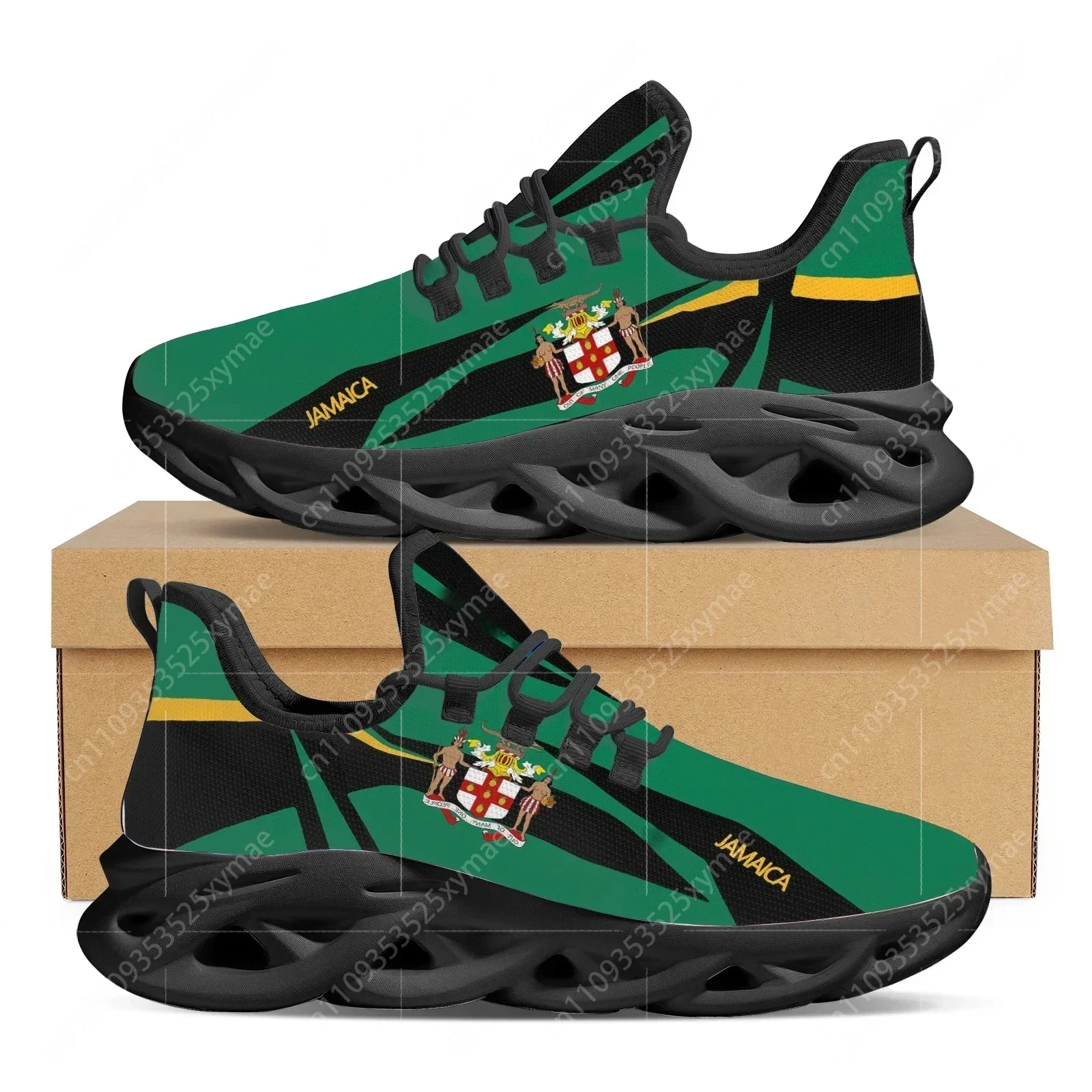 ジャマイカ国旗柄メンズシューズ2023ブレードランニングカジ - Men Shoes Trainers のレビューと価格