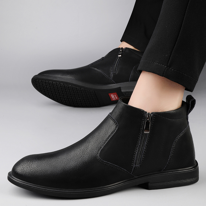 CLOHOO 手作りメンズブーツ ビジネスカジュアル 牛革  - Men'S Shoes Qn のレビューと価格