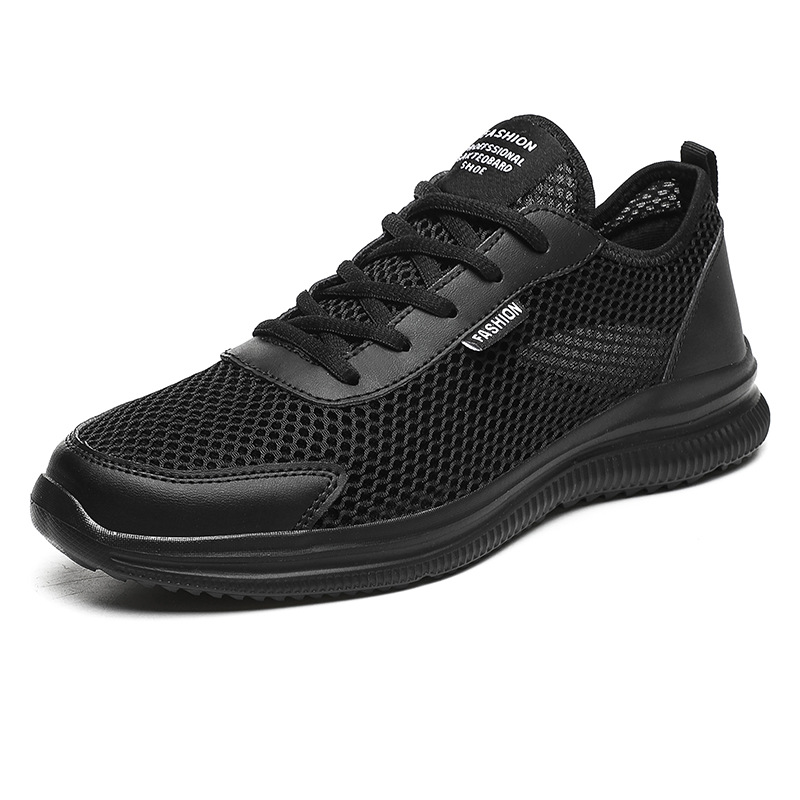 メンズレースアップカジュアルメッシュシューズ、通気性スニーカ - Men Shoes Trainers のレビューと価格