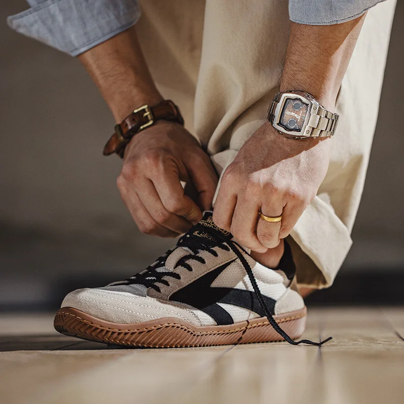 Maden レトロ パッチワーク ドイツ製 トレーナーシュー - Men Shoes Trainers のレビューと価格