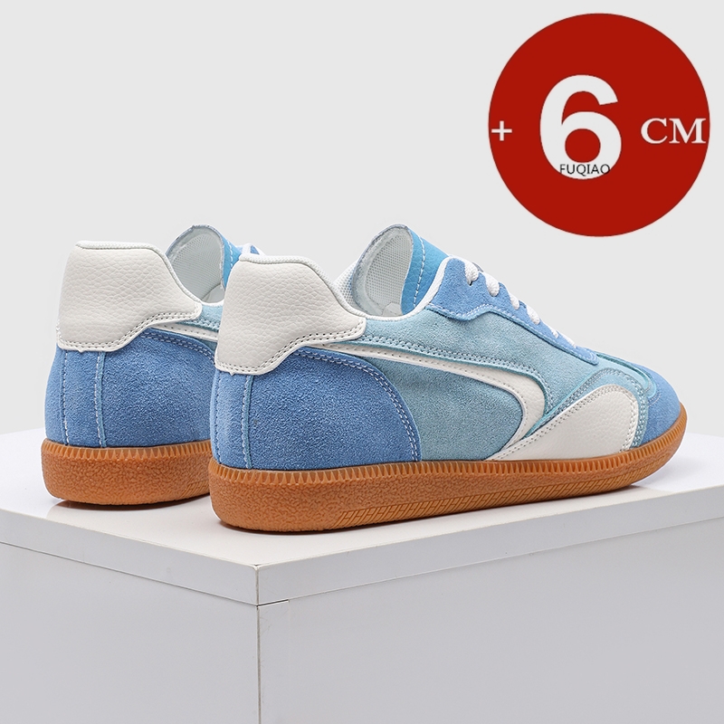 6cm身長アップドイツ製トレーナーシューズユニセックススエー - Men Shoes Trainers のレビューと価格