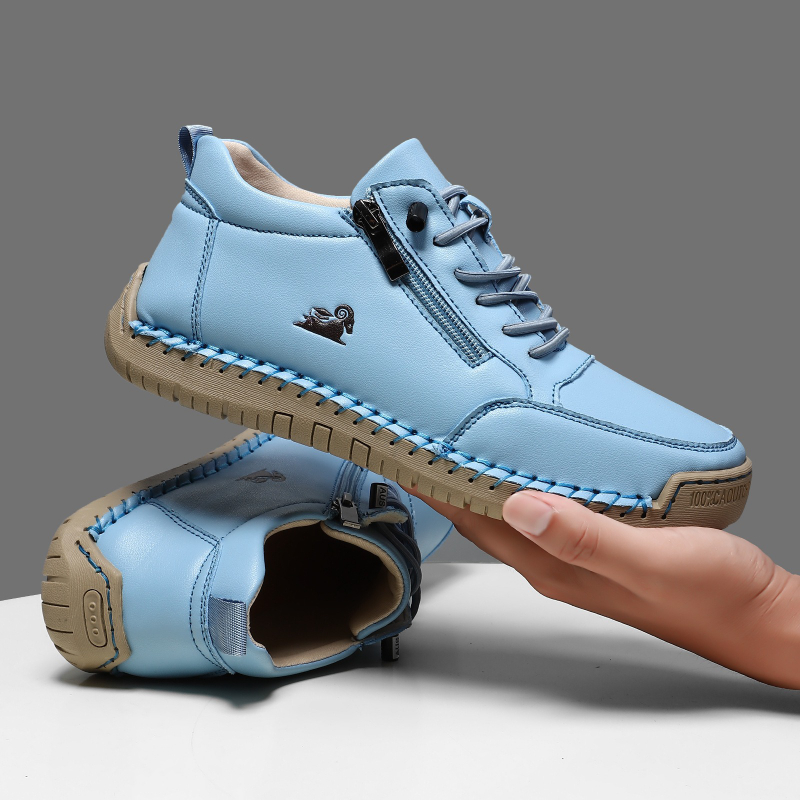 女性用スニーカー手作りレザーカジュアルシューズアウトドアソフ - Men'S Shoes Qn のレビューと価格