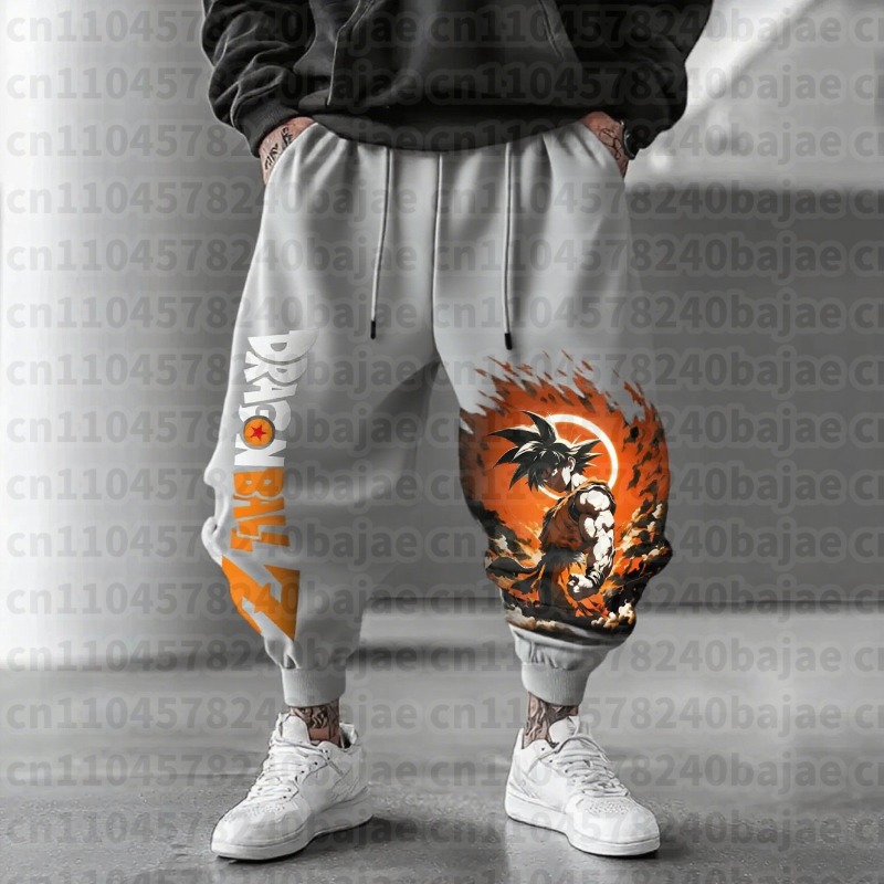 ドラゴンボール Z アニメグラフィック男性ジョガーパンツルー - Men Shoes Joggers のレビューと価格