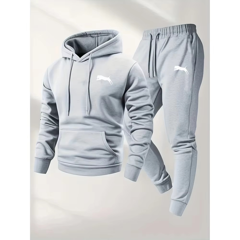 2026年売れ筋メンズフード付きスウェット＆パンツセットカジ - Men Shoes Joggers のレビューと価格